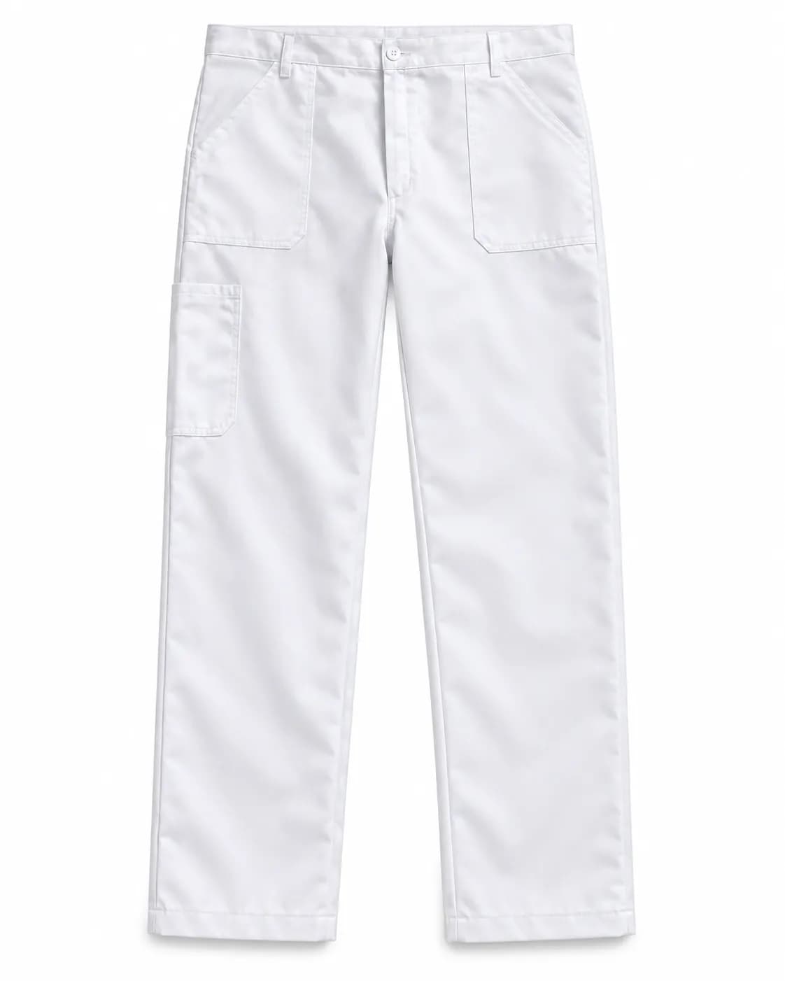 Packshot d'un pantalon de travail sur fond blanc